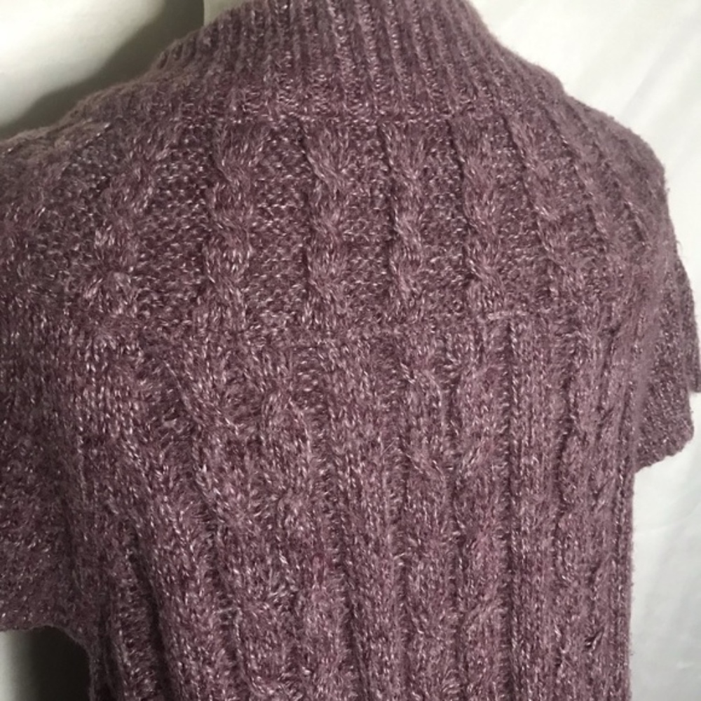 💎 Sonoma chunky cable knit short sleeve cardigan - Picture 3 of 8